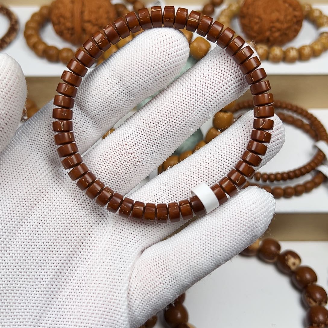 紫金鼠吊坠173号7mm红皮老料纯肉薯片LW