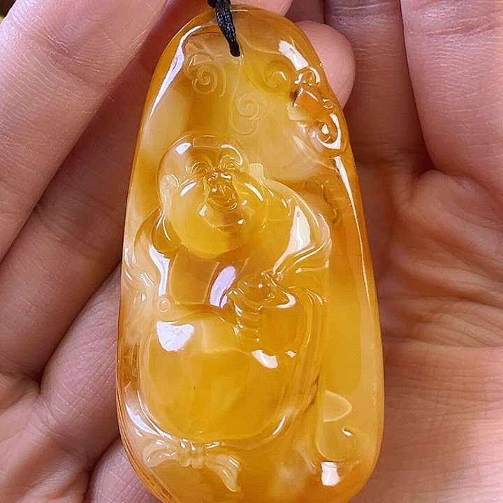 蜜蜡颈饰未镶嵌蜜蜡