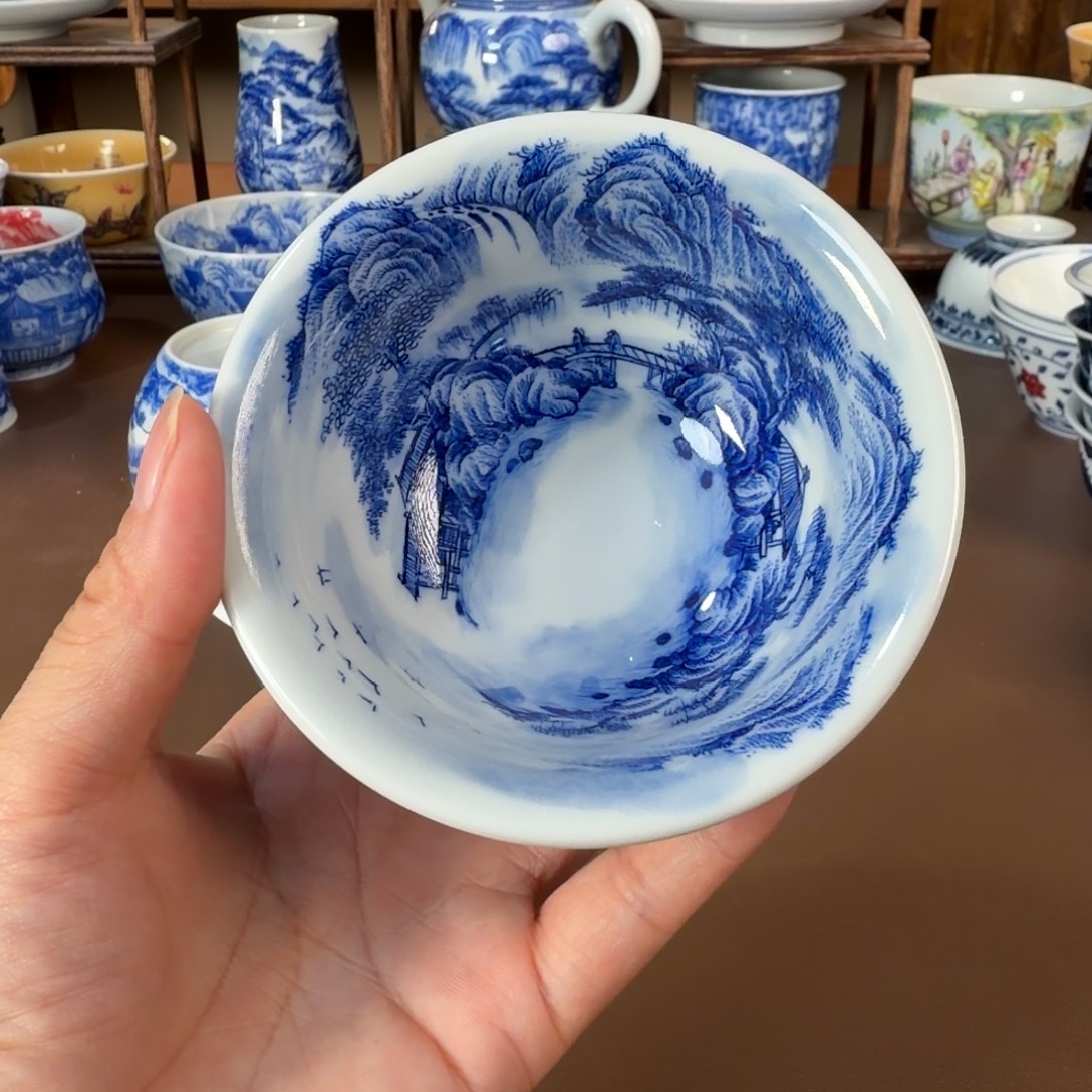 C***端景德镇陶瓷手工手绘