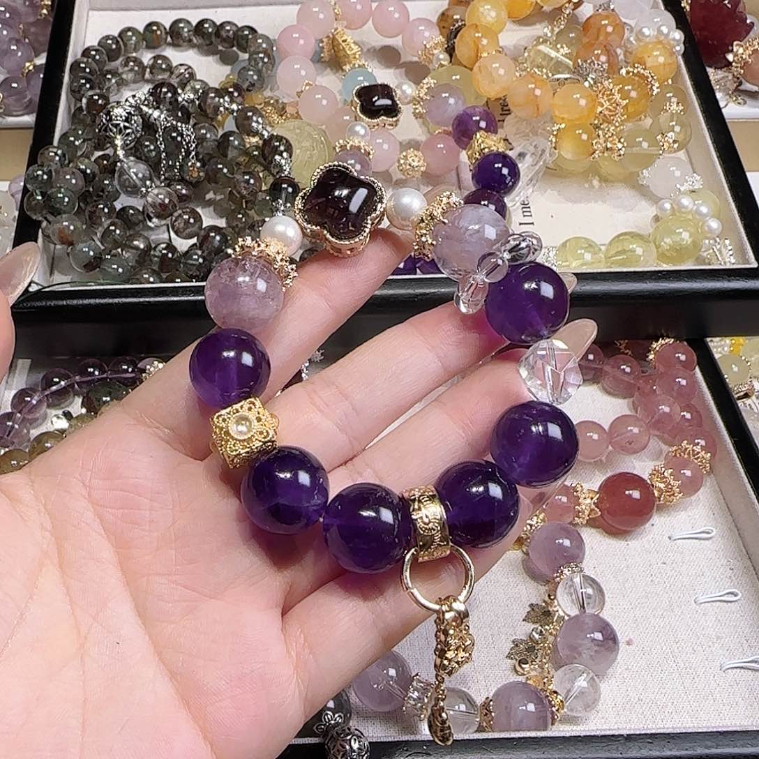 水晶手链未镶嵌把