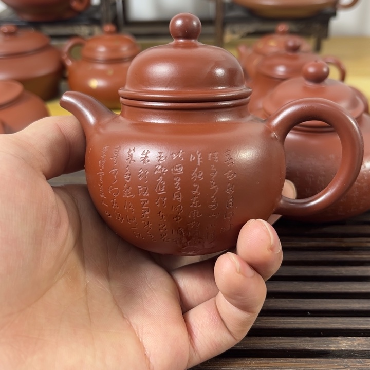 紫砂茶壶原矿紫砂半手工制作