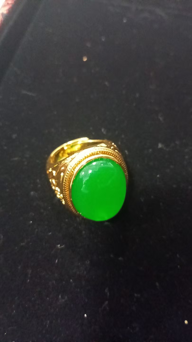A94绿色大男戒指