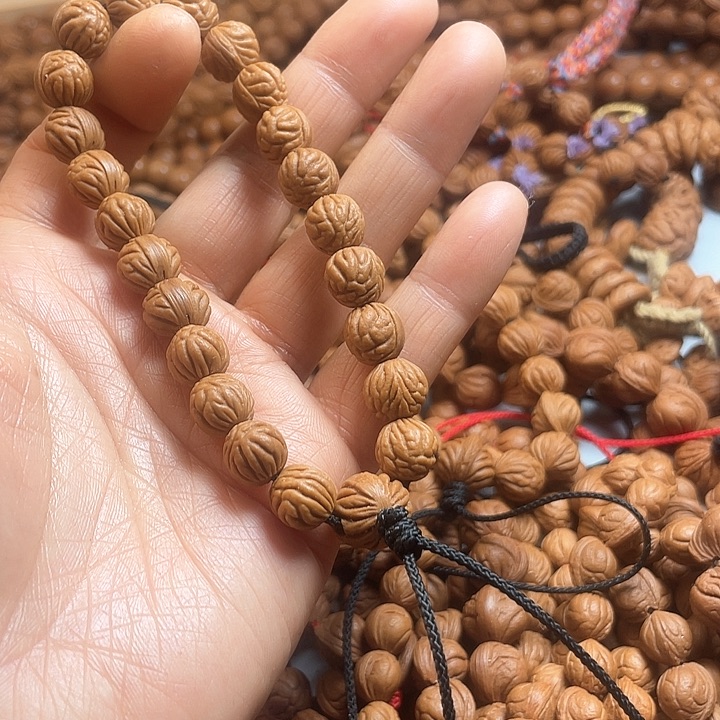 吊坠桃核s****7秦岭龙纹小金豆11尺寸手串微修