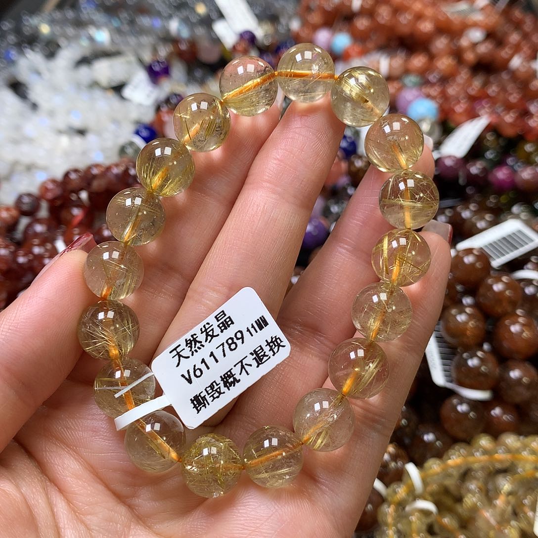 水晶手链未镶嵌，