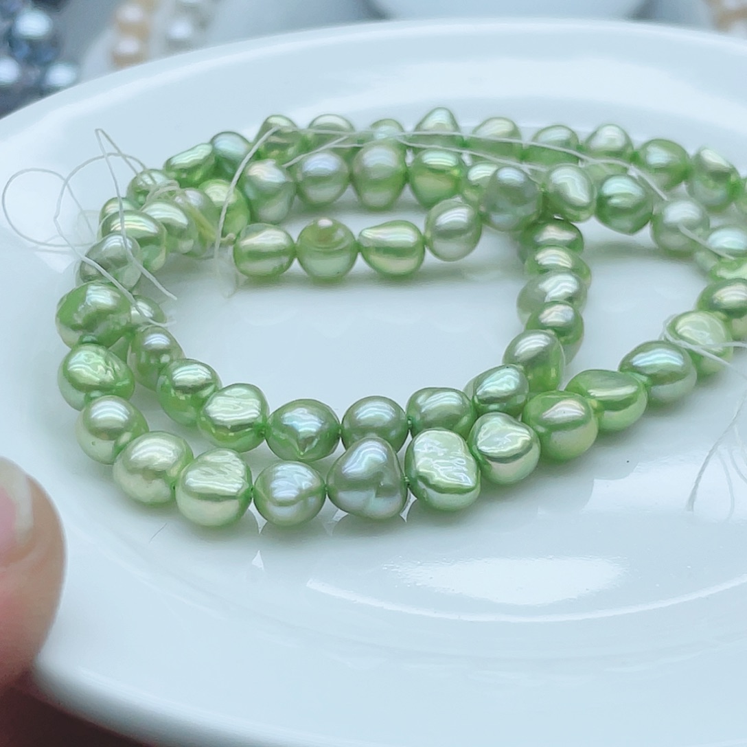 淡水珍珠颈饰钛钢