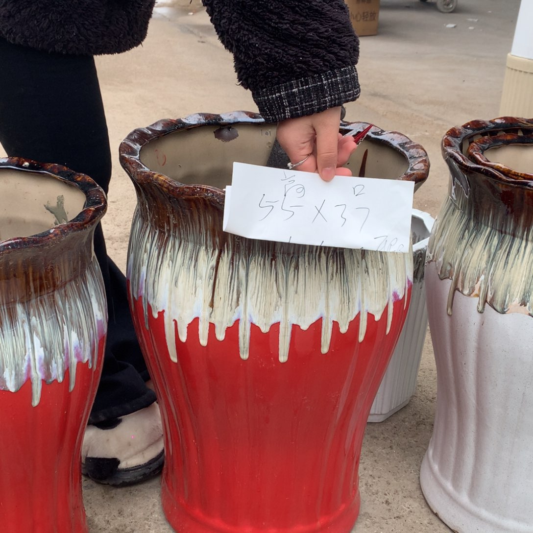 陶瓷花盆包邮包破损