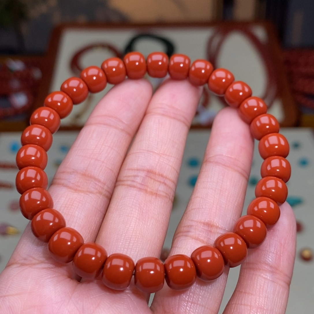 南红玛瑙颈饰未镶嵌