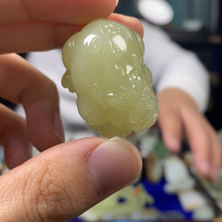 和田玉挂件未镶嵌^*楠