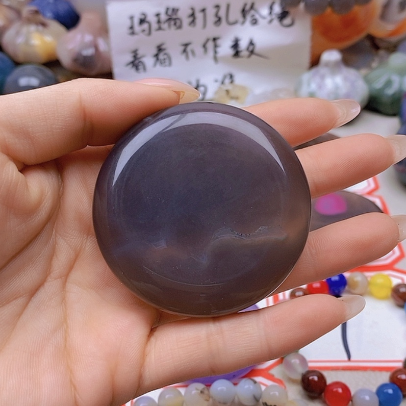 【闪购商品】未镶嵌玛瑙/玉髓珠宝半成品喵*