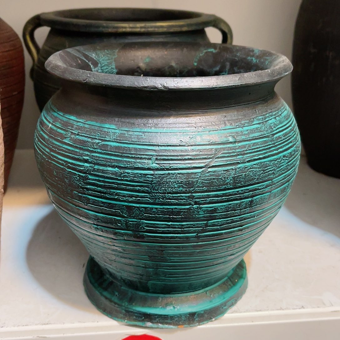 红陶带孔带孔口径17高度19