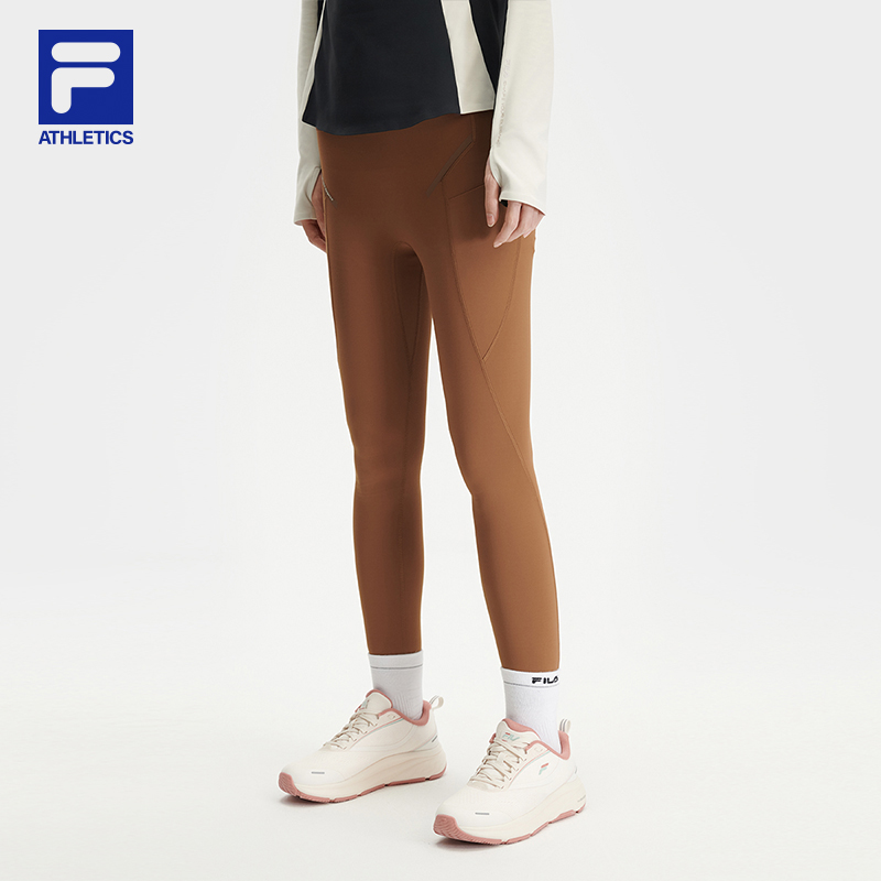 Fila/斐乐女冬日【高弹健身瑜伽裤】修身运动打底裤长裤A11W441605F