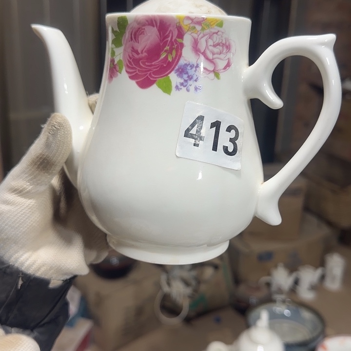 库存瓷片多空茶壶