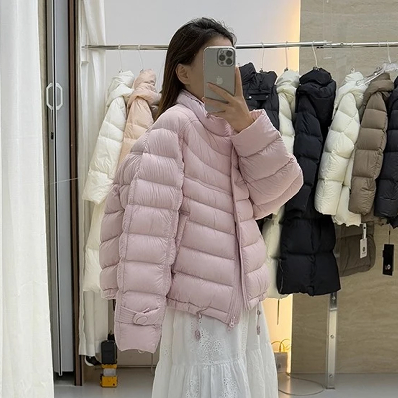 2026冬季显瘦时尚潮流高级感棉服女韩系立领设计感小众洋气衣服