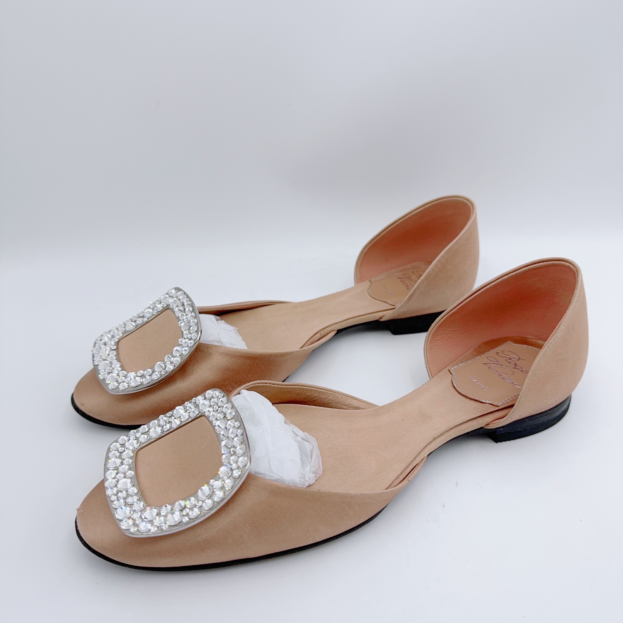 95新 Roger Vivier/罗杰·维威耶 35.5码/罗杰水钻小单鞋/02347