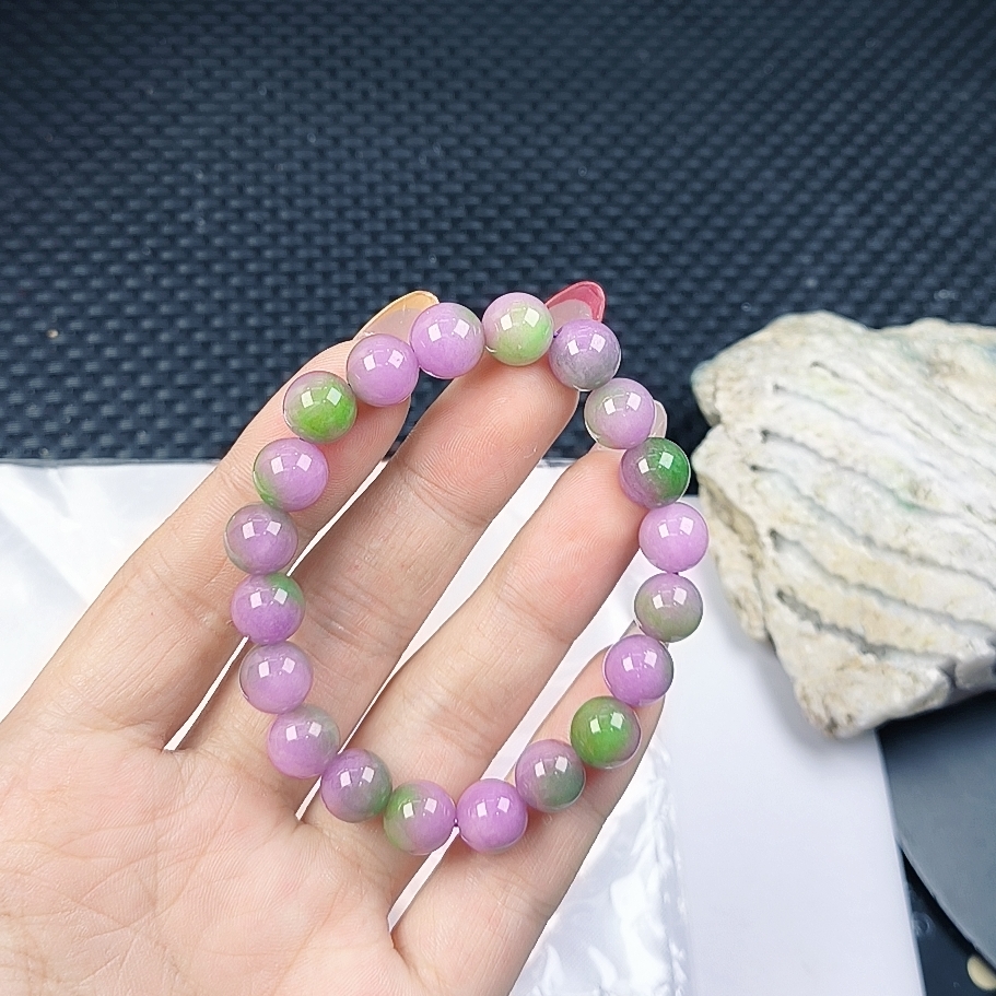 （聚宝严选）A494紫绿手串10妈妈款精致精美百搭时尚