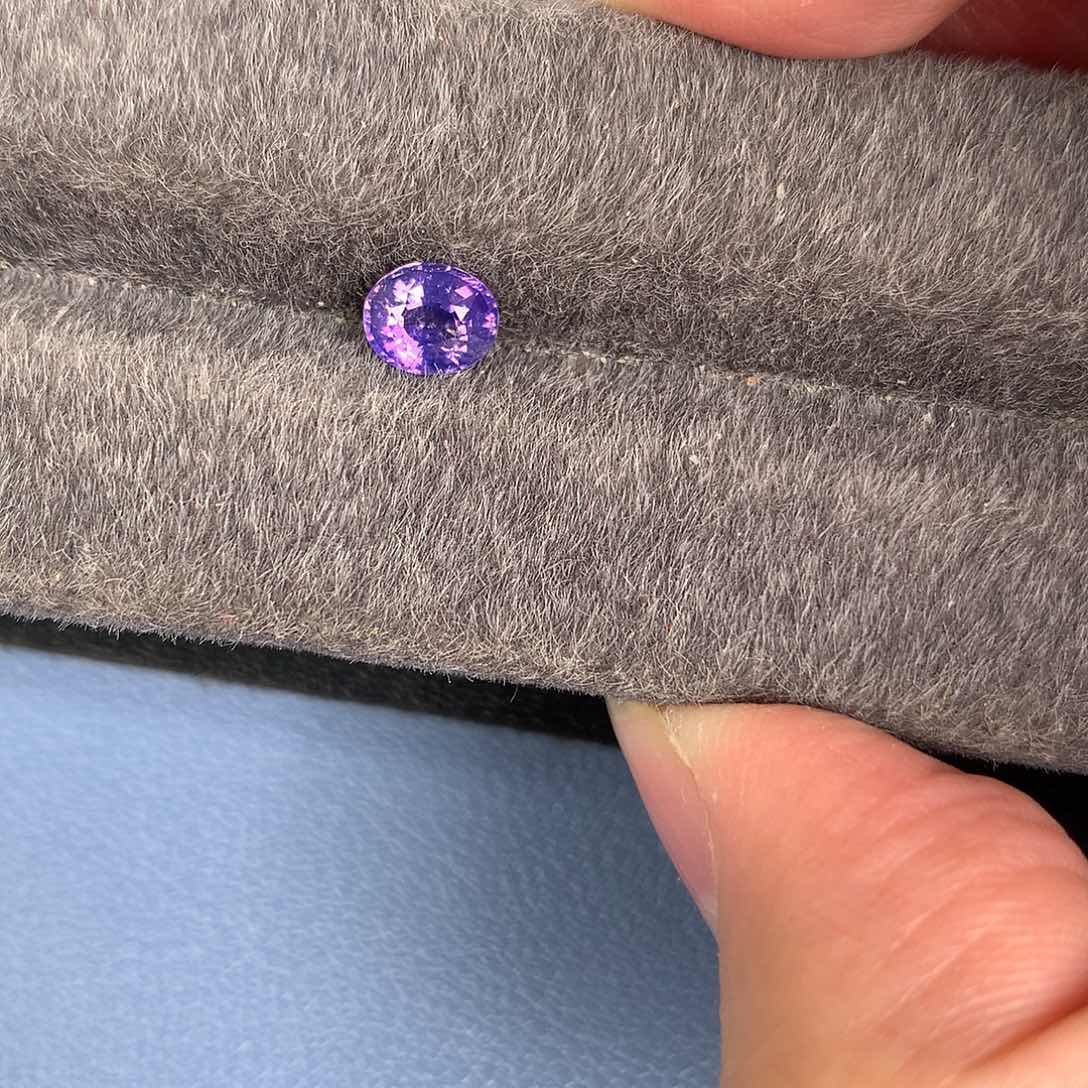 蓝宝石裸石未镶嵌1.08 斯里兰卡 无烧