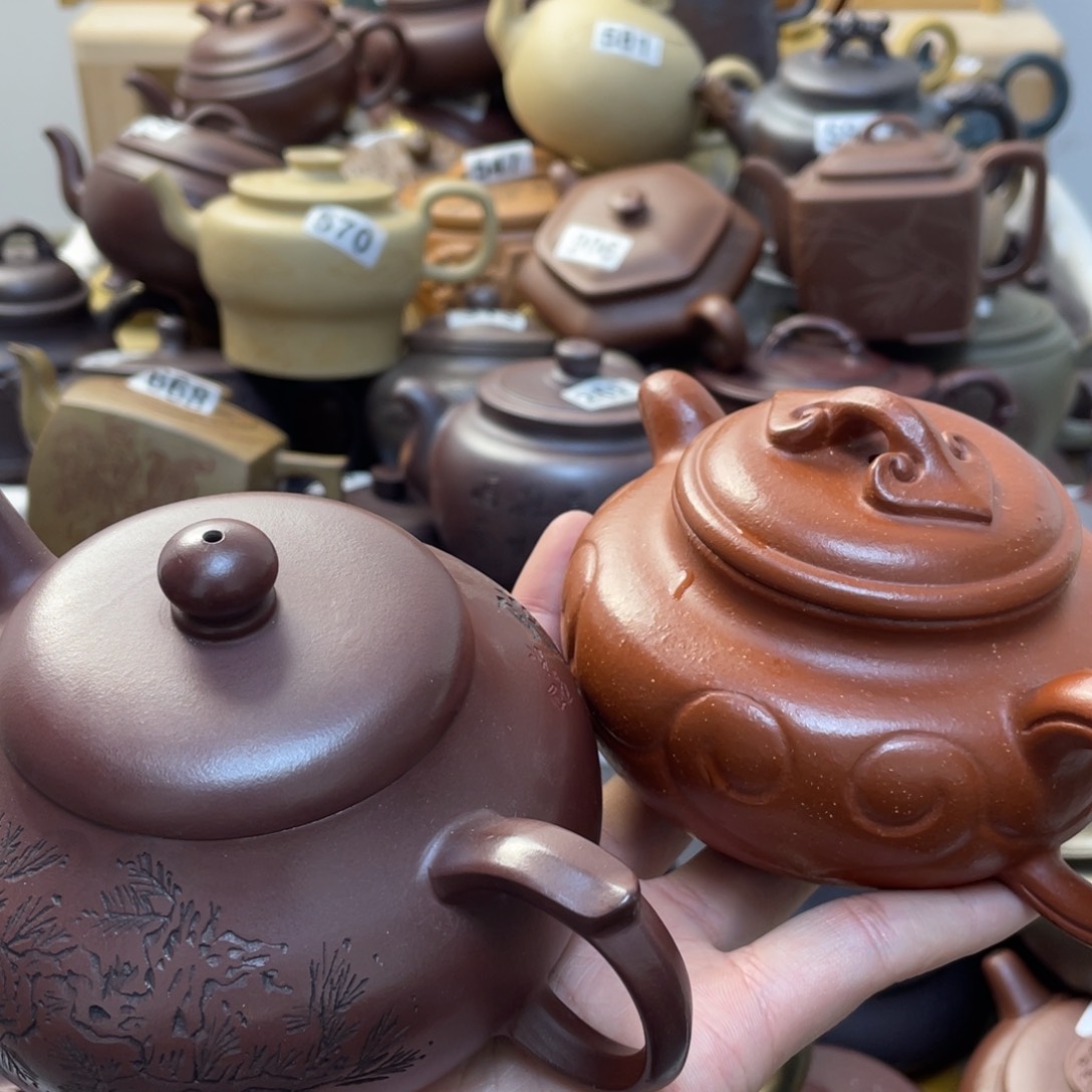 紫砂茶壶建紫砂微瑕