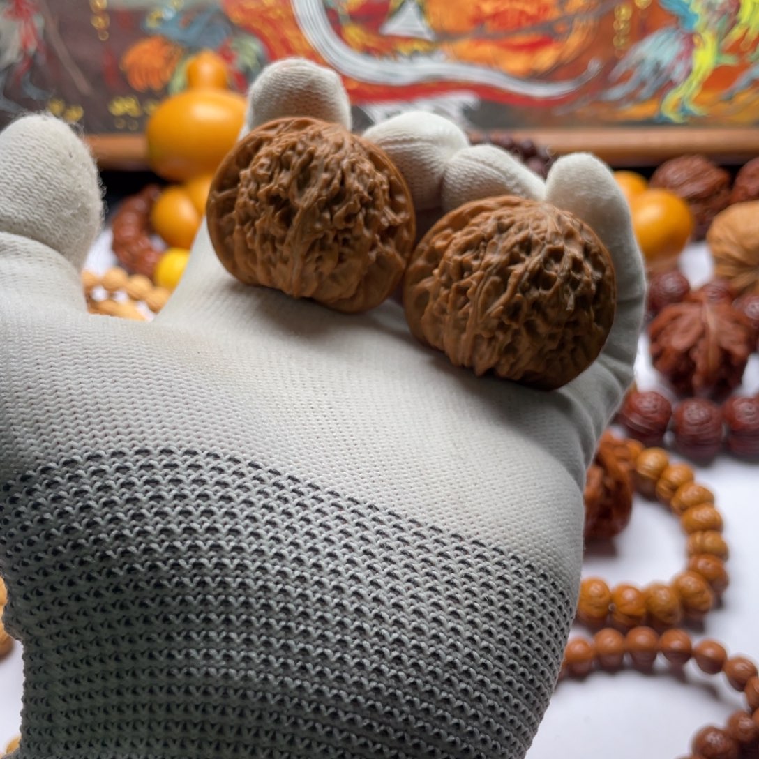 桃核吊坠磨盘文玩核桃