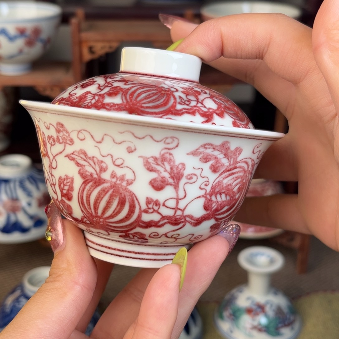 瓷片景德镇毛仔柴窑主人杯