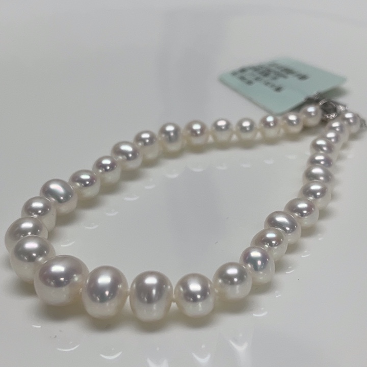淡水珍珠手绳银S925镶嵌淡水无核 4-9mm 116号