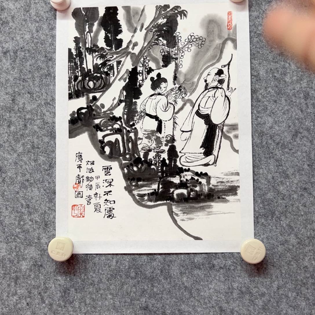 国画李广平国画精品