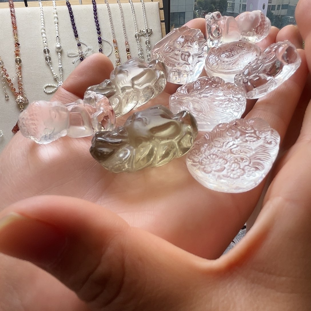 颈饰银S925镶嵌水晶随发不作款27