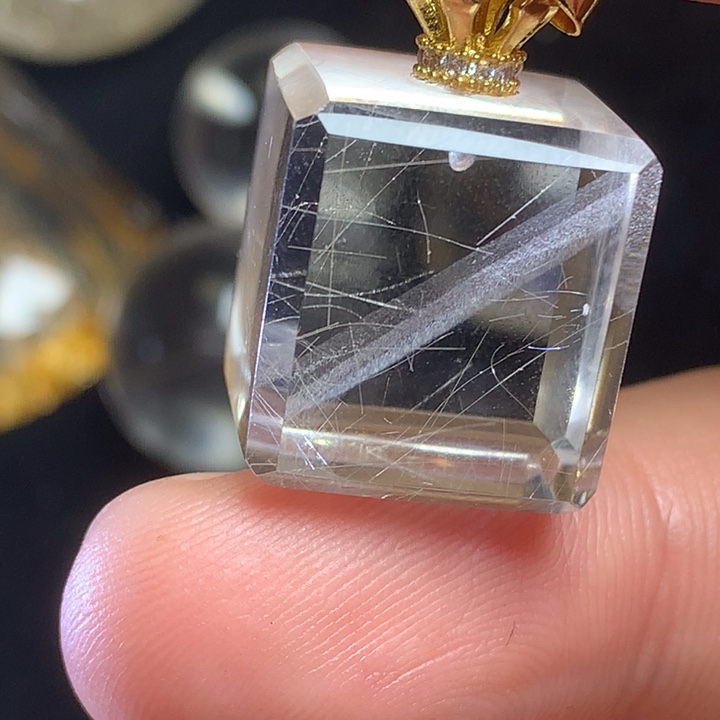 发晶颈饰未镶嵌鐘*金