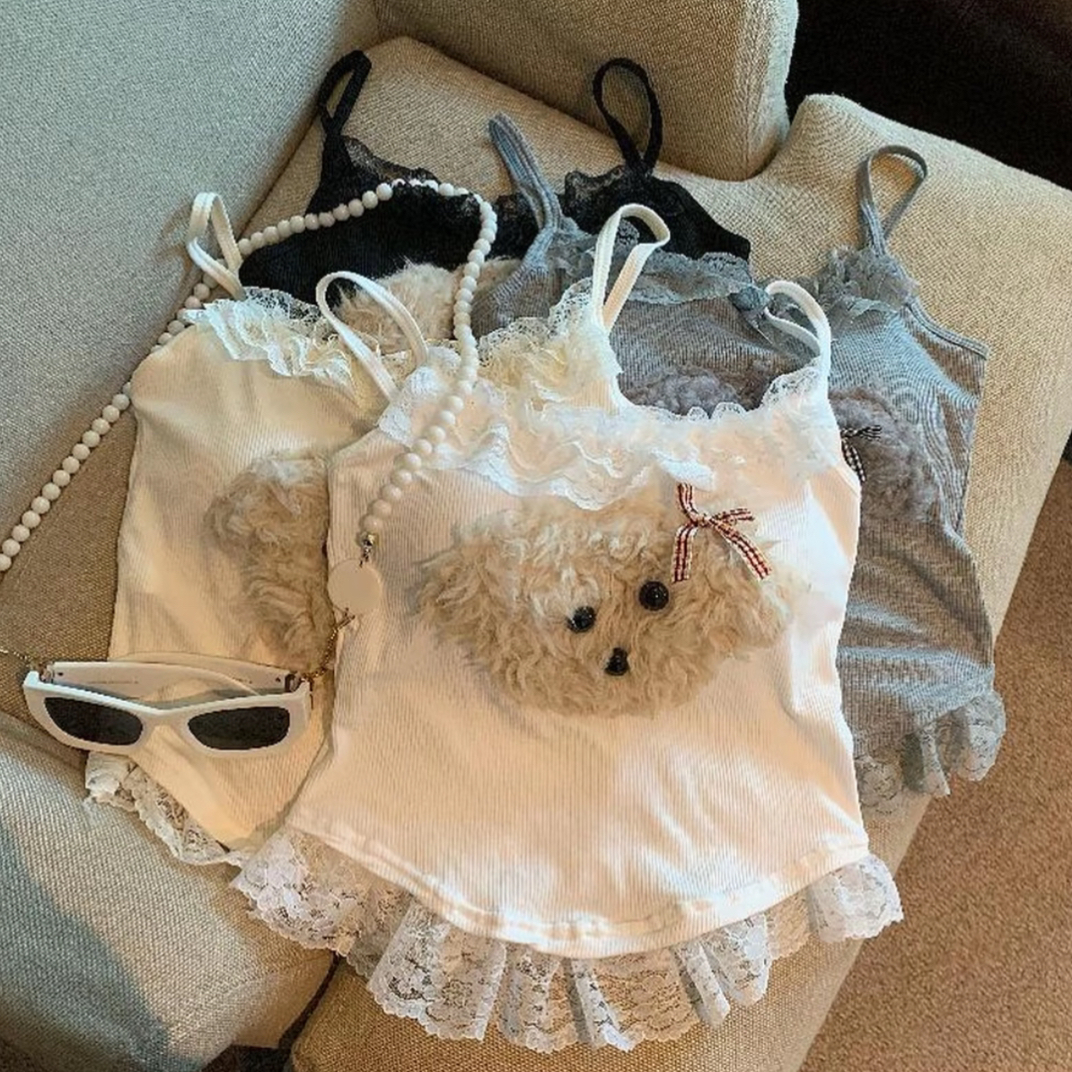 高品质甜美辣妹系列吊带背心