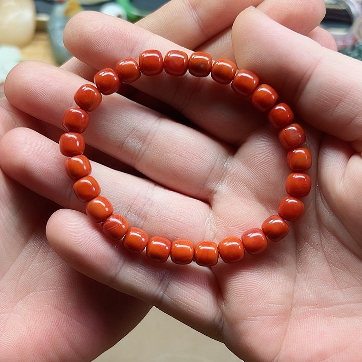 未镶嵌手链南红玛瑙