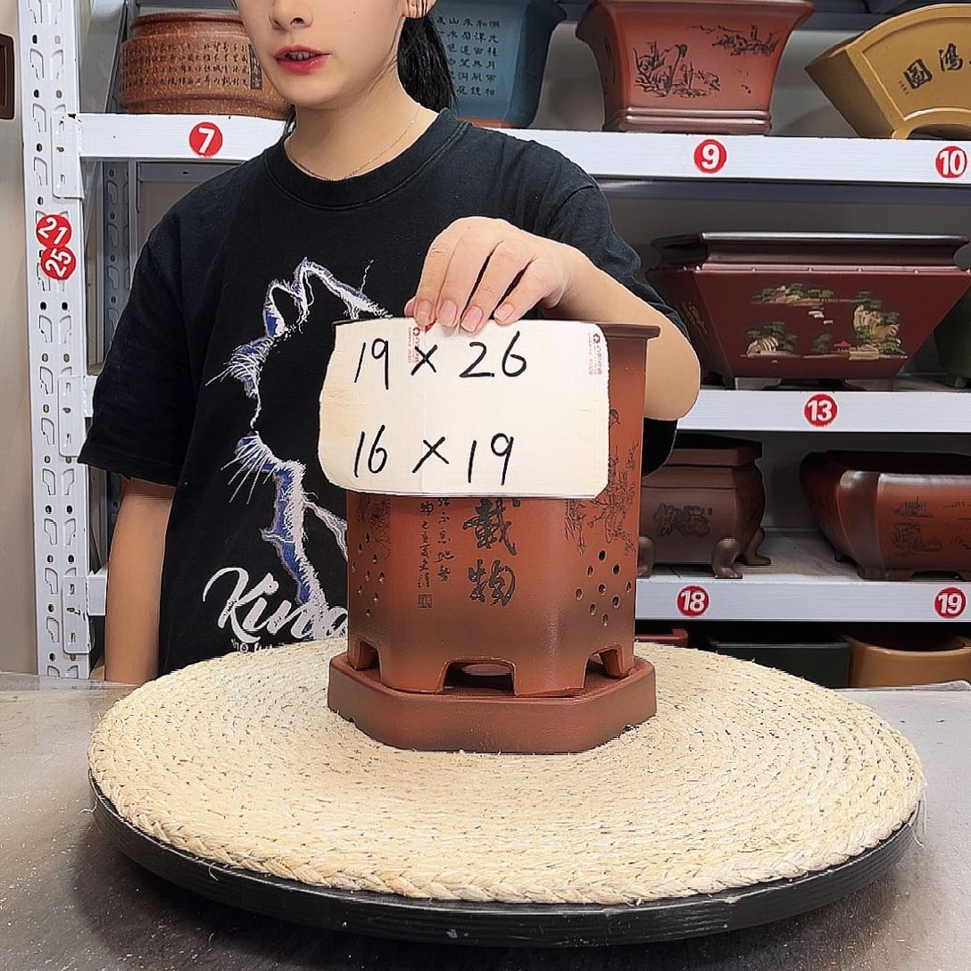 紫砂花盆紫砂花盆