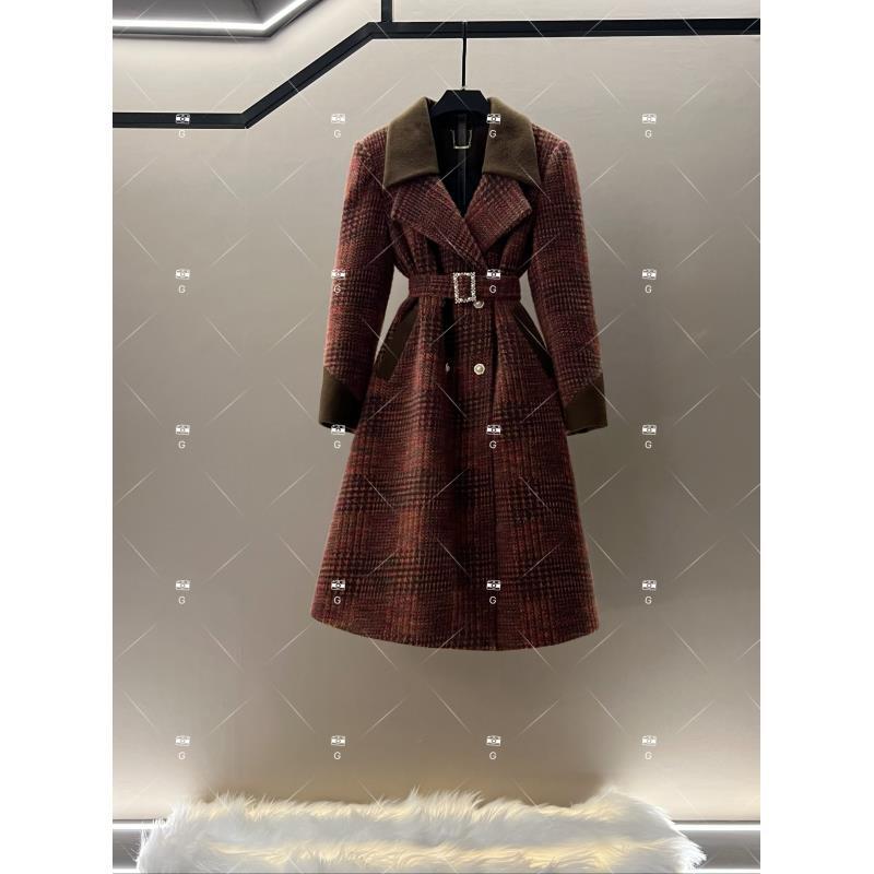 【静】秋冬气质小香风设计师中长款羽绒服轻奢女 GS-57739