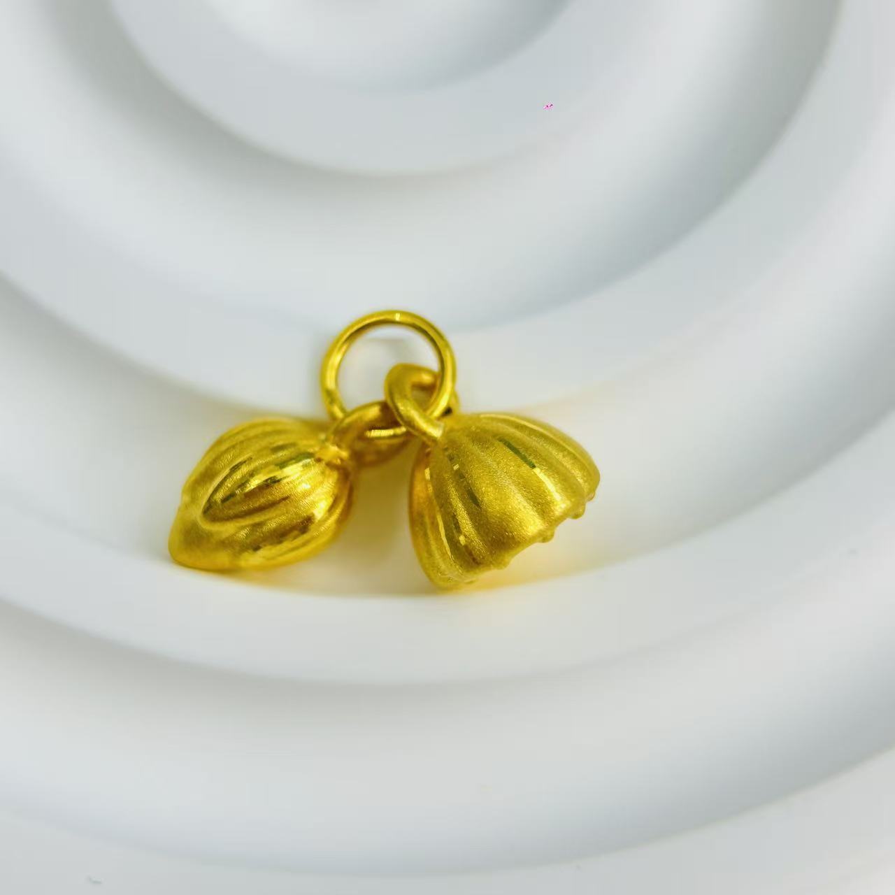 辉通黄金足金999两世欢莲花提溜DP2939-01020