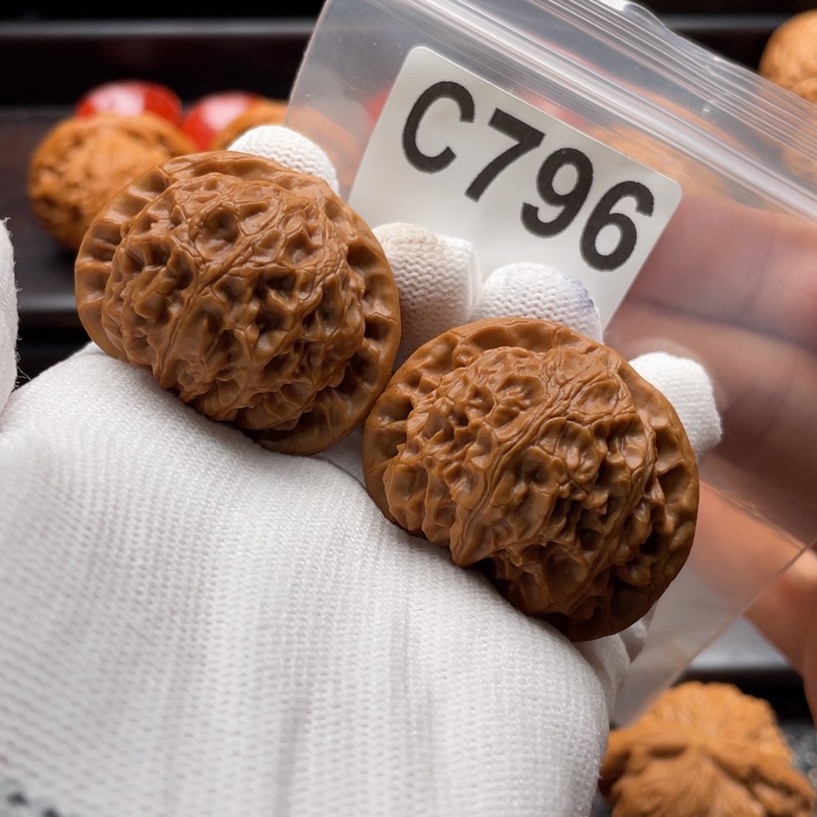 【闪购商品】文玩核桃吊坠C796宫灯40