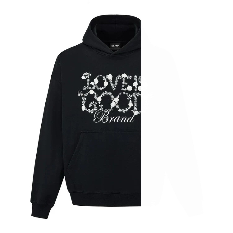 GOODBRAND 25FW花香鸟语立体图案轻奢时尚高级感连帽卫衣男女同款