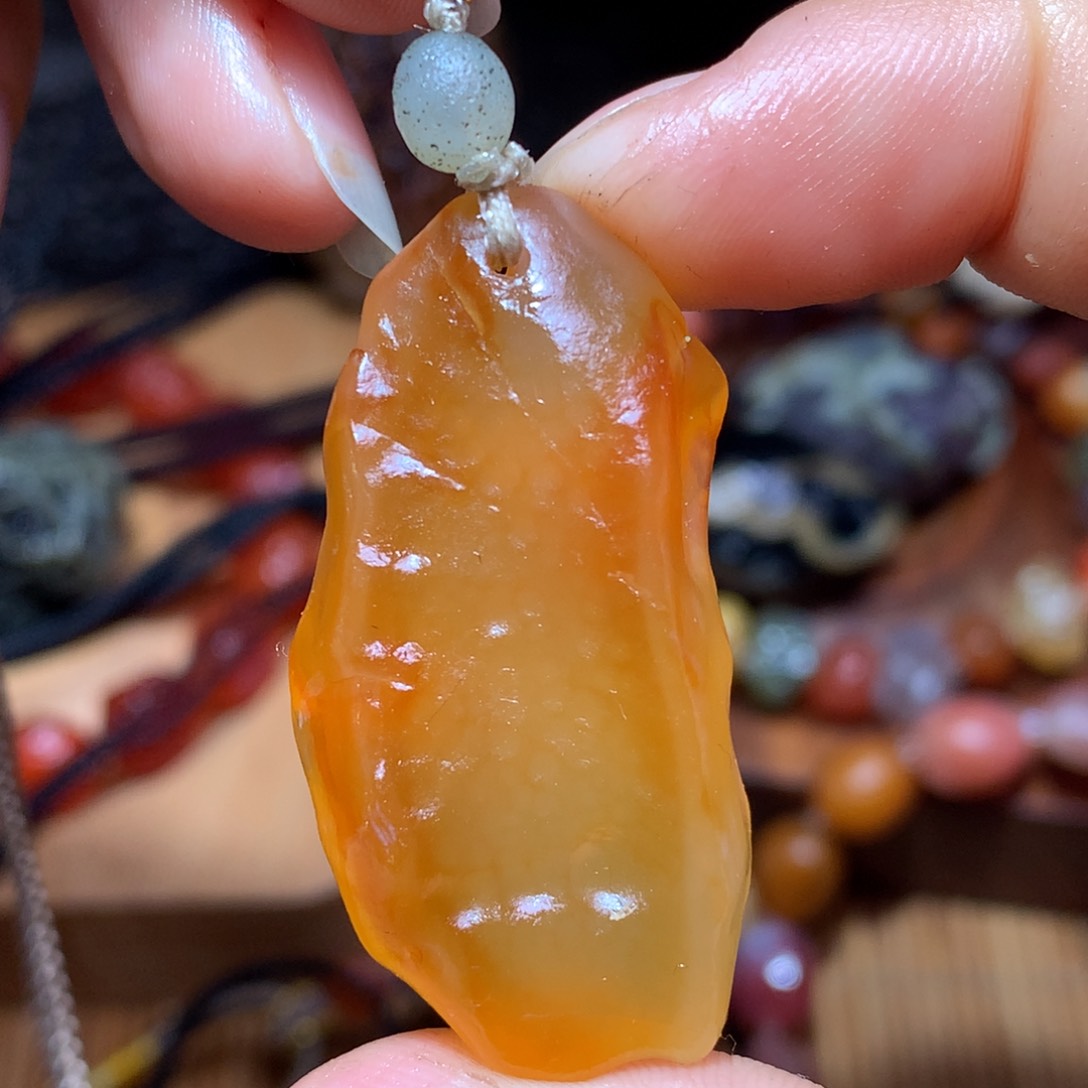 未镶嵌玛瑙/玉髓珠宝半成品