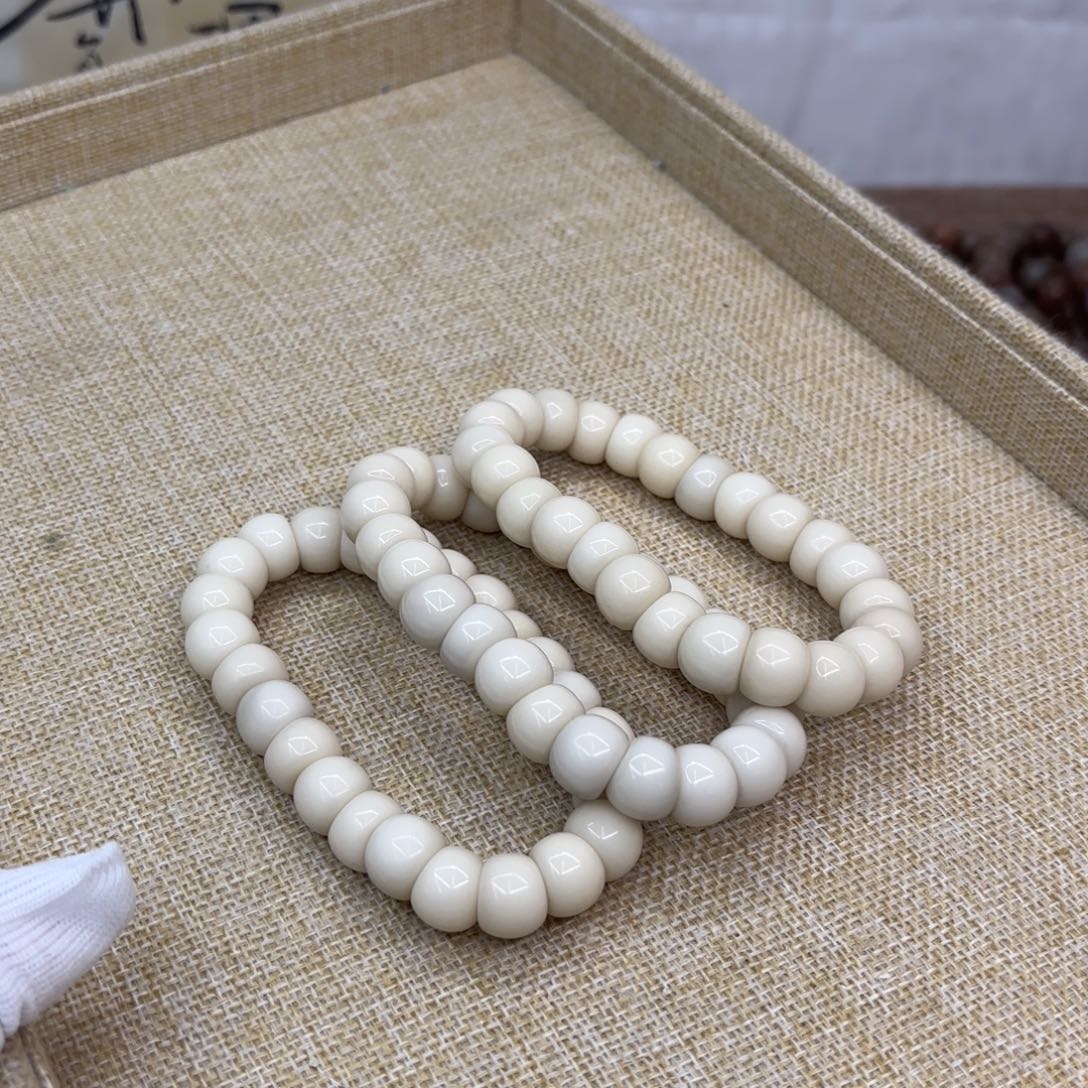 菩提根/象牙果吊坠13水磨瓷白胖墩肠福利一锅990