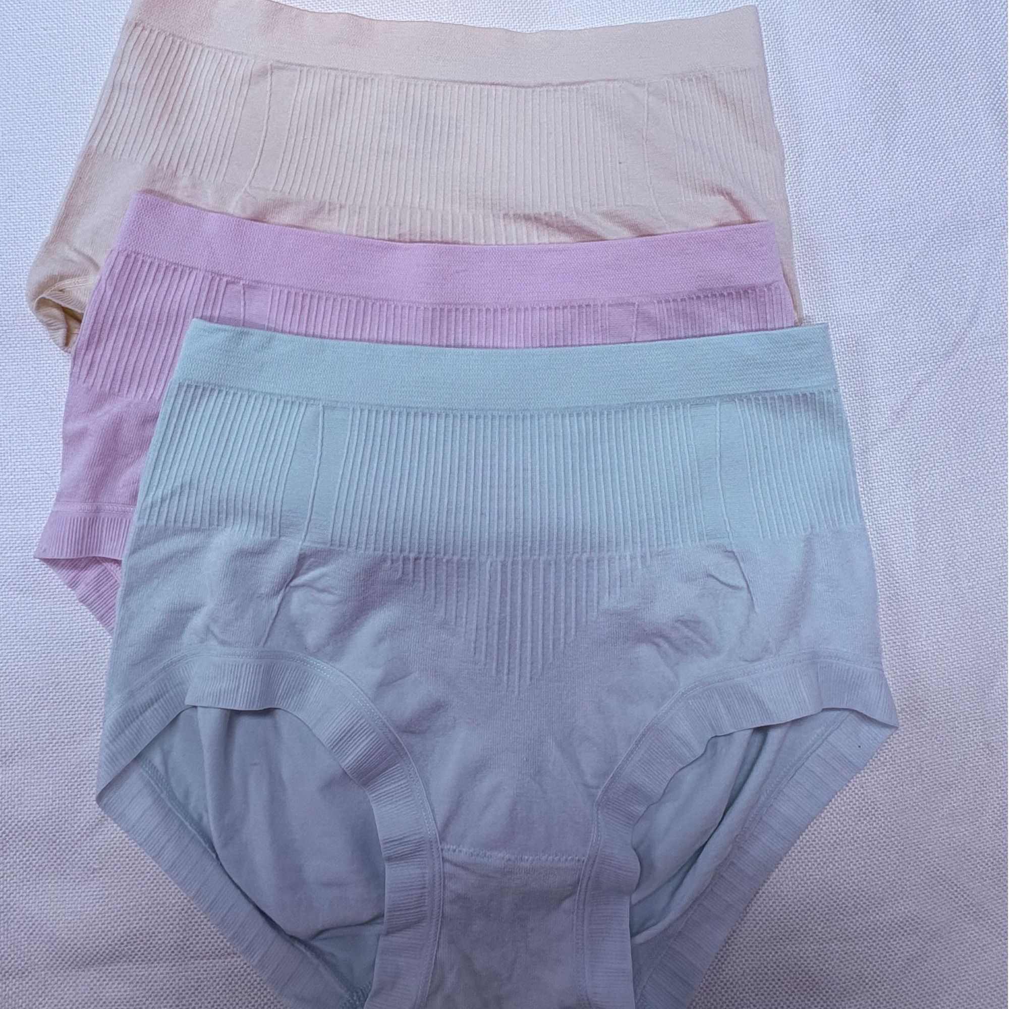 二少-汉麻舒适中高腰提臀内裤3条装WS005