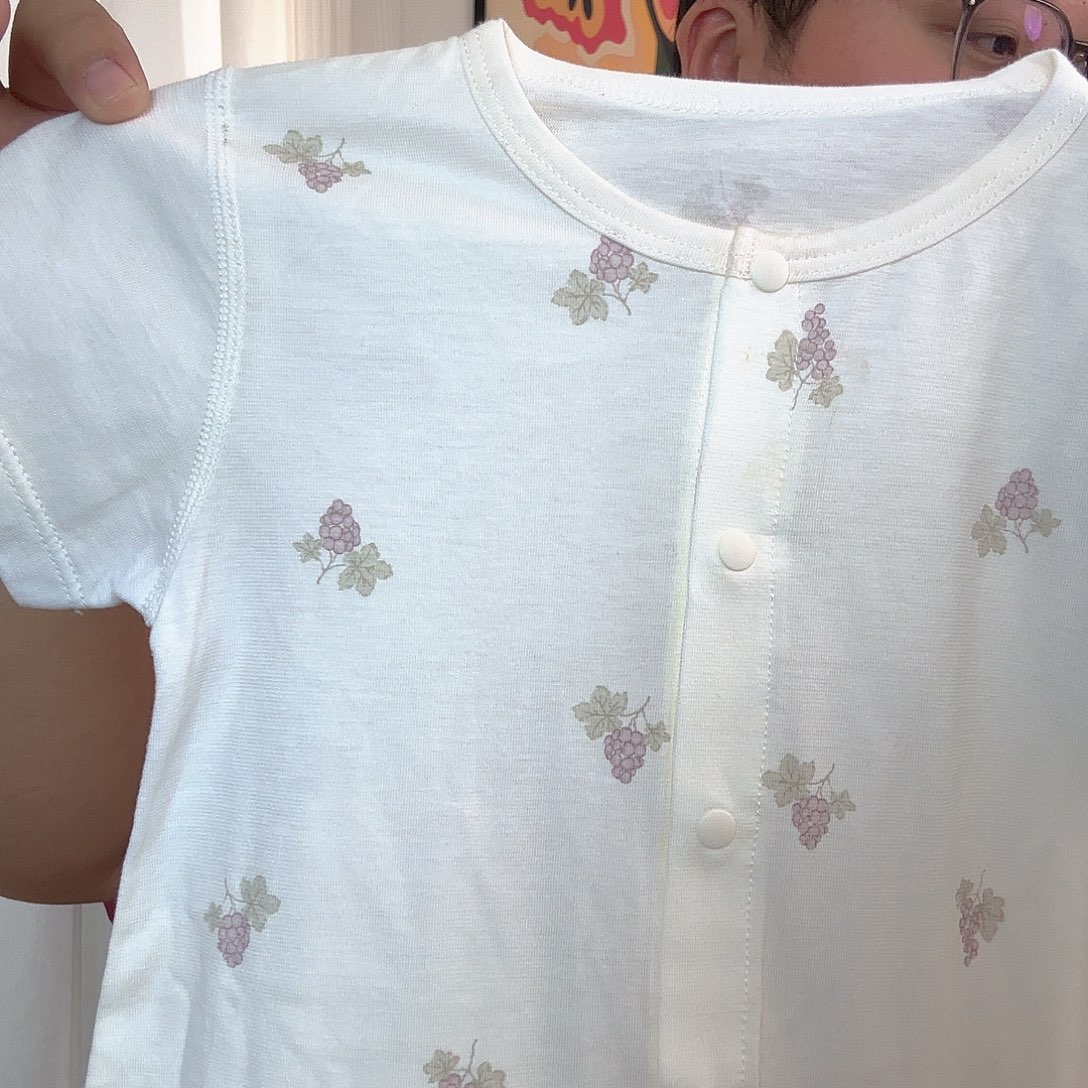 Y***.葡萄短爬短袖90码