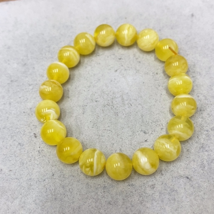 蜜蜡未镶嵌裸石串