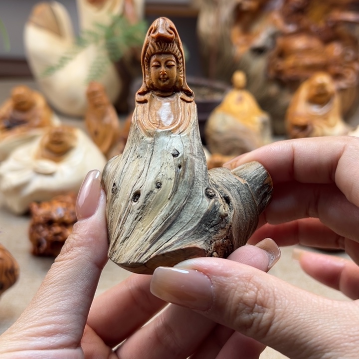 柏木原皮手把观音