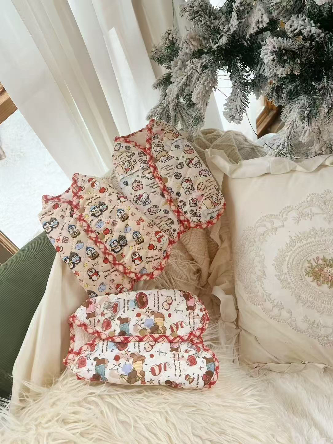 <no退no换>宠物衣服春节福利款马甲小飞袖