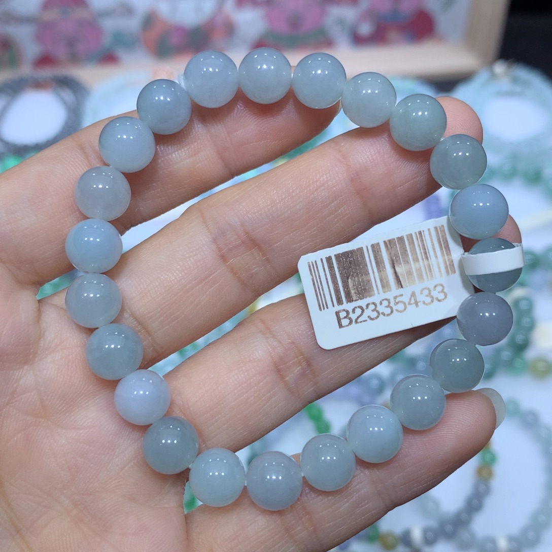 翡翠未镶嵌手链天然