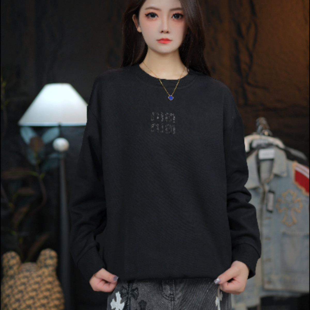 【仟仟专属】时尚潮流百搭卫衣-Y0127-107号