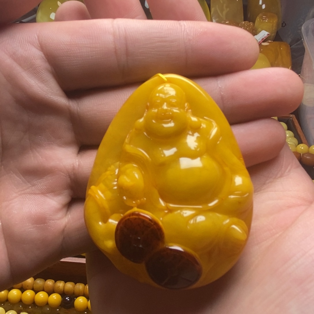 琥珀未镶嵌裸石蜜蜡