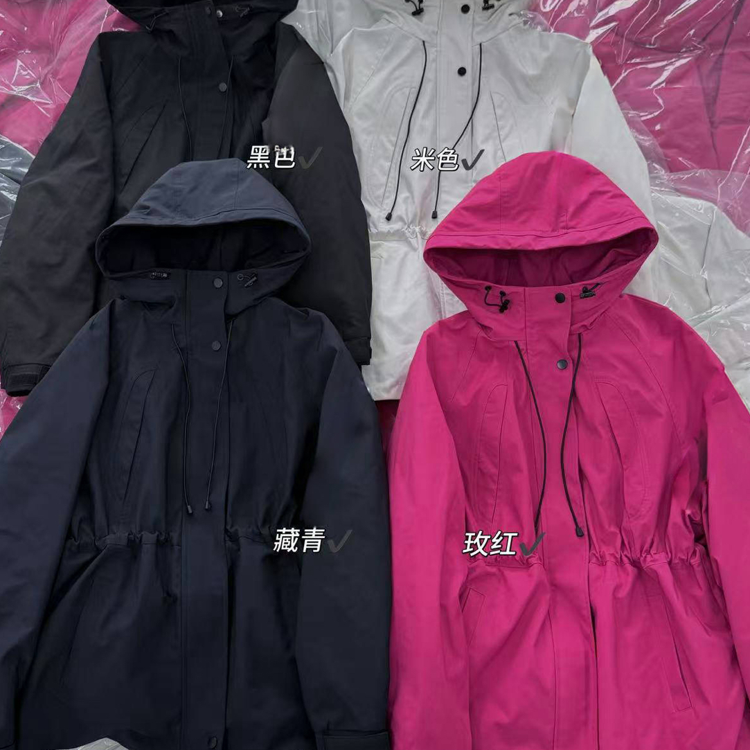 邹先森880-30 时尚百搭收腰抽绳连帽外套运动户外休闲情侣