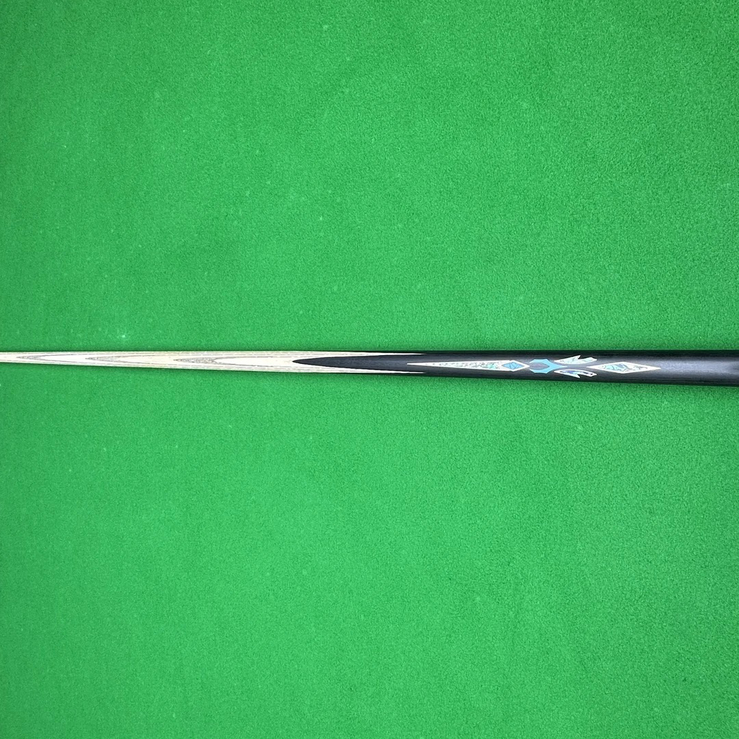 亨特台球杆小头杆机雕款斯诺克中式黑八一体通杆桌球杆