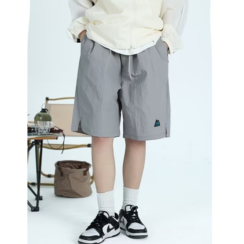 K26短裤男士宽松五分裤夏季薄款运动裤抽绳潮牌休闲中裤