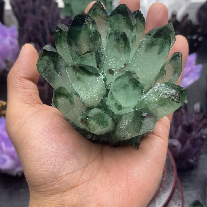 琉璃手工艺品用****4晶簇