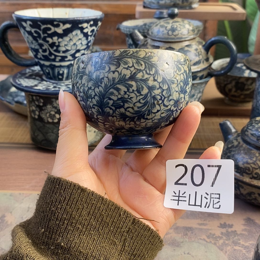 陶手工手绘青花高温陶瓷