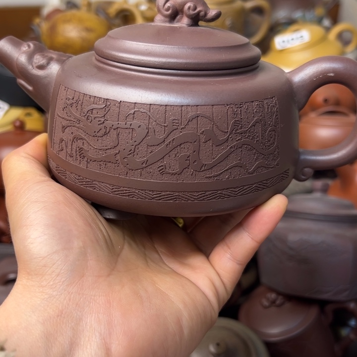 紫砂茶壶紫砂壶底部划痕